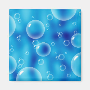 Blue Bubbles Magnet