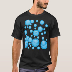 blue bubbles show jumping kiddin T-Shirt