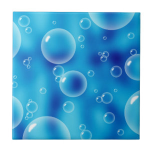 Blue Bubbles Tile