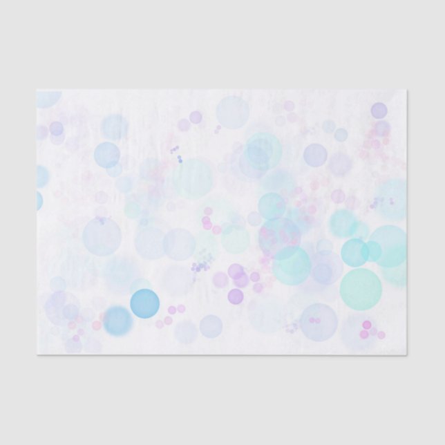 Blue Bubbles tissue paper (Front)