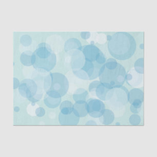 Blue Bubbles Tissue Paper