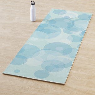 Blue Bubbles Yoga Mat