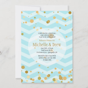 Blue Bubbly Invitation