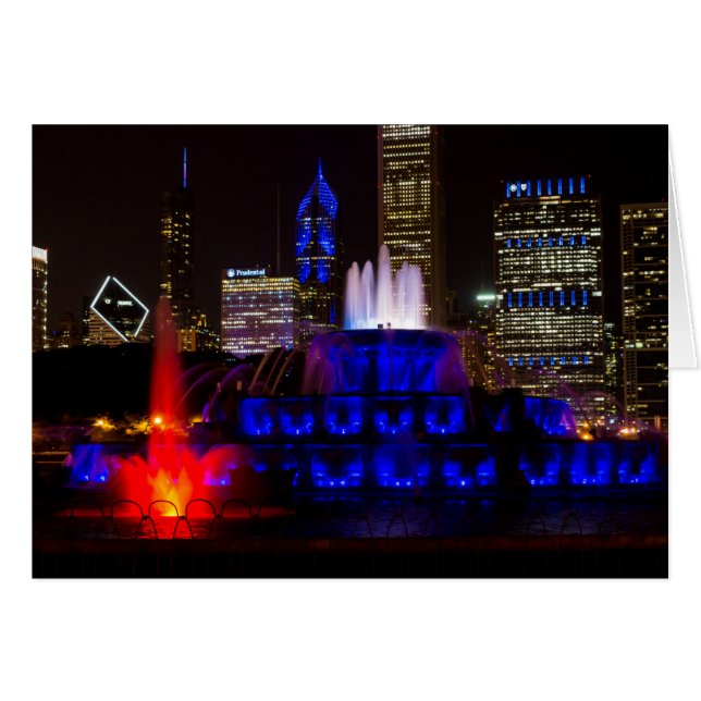 Blue Buckingham Fountain (Front Horizontal)