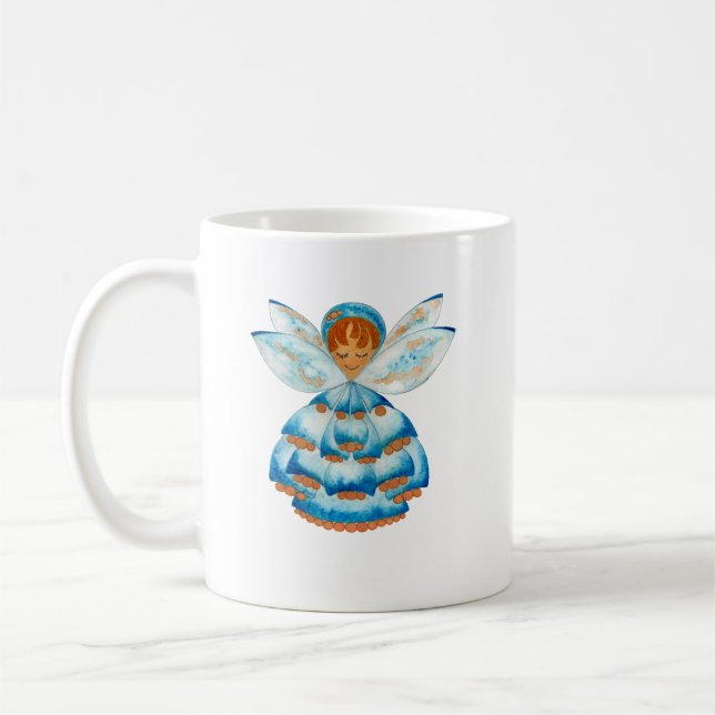 Blue Bud Pixie Mug (Left)