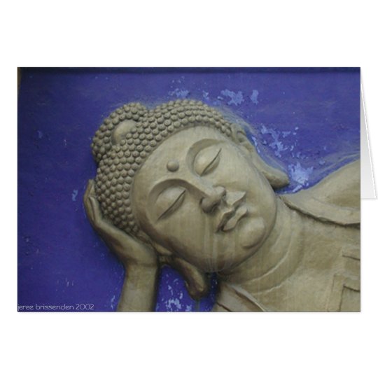 Blue Buddha Card