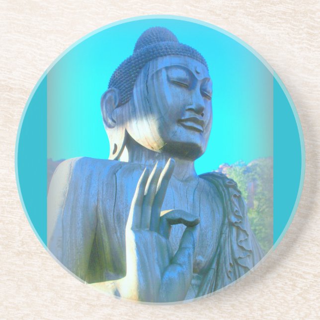 blue buddha coaster (Front)