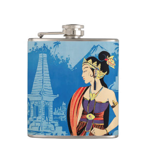 Blue Buddha Flask