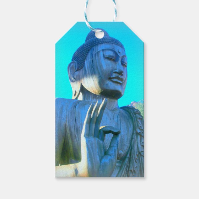 blue buddha gift tags (Front)