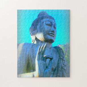 blue buddha jigsaw puzzle