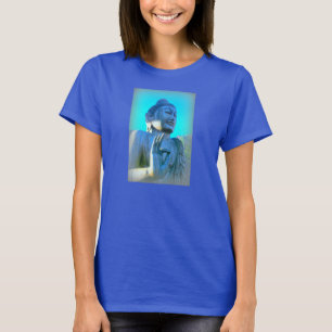 blue buddha mudra hand T-Shirt