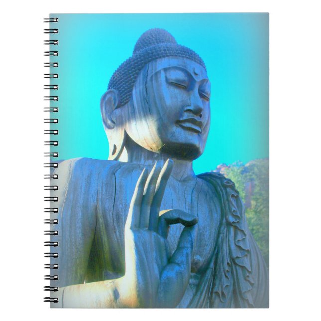 blue buddha notebook (Front)
