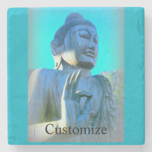 Blue Buddha Thunder_Cove Stone Coaster