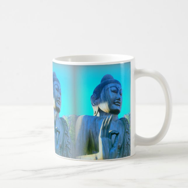 blue buddhas coffee mug (Right)