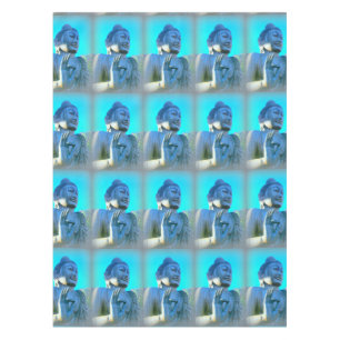 blue buddhas tablecloth
