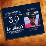Blue Budget 30th Birthday Invitation Flyer<br><div class="desc">Are you ready to celebrate your 30th birthday in style - but on a budget? Look no further! Our Blue Budget 30th Birthday Invitation Flyer is the perfect way to announce your milestone birthday in a fun and economical way. Let friends and family know they're invited to join in the...</div>