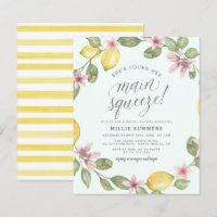 Blue | Budget Lemon Main Squeeze Bridal Shower