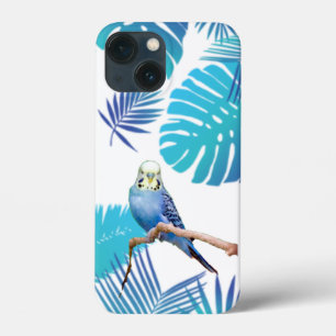 Blue Budgie and Parakeet IPhone Case
