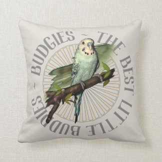 Blue Budgie Best Buddy Cushion