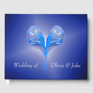 Blue budgie  guest book