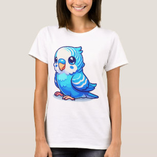 Blue Budgie Parakeet T-Shirt