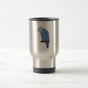 Blue Budgie Travel Mug