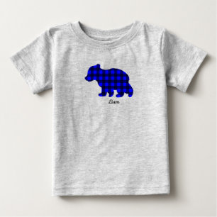 Blue Buffalo Plaid Baby Shirt