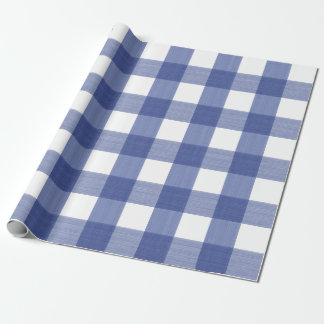 Blue Buffalo Plaid paper