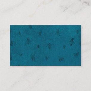 Blue Bug Background Business Card