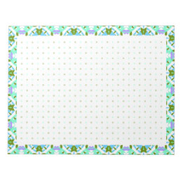 Blue BuJo Dot Grid Plan Habit Tracker Goal Planner Notepad