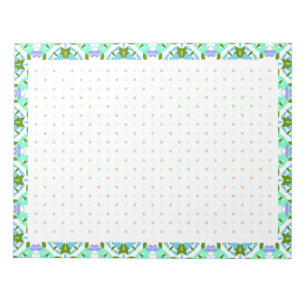 Blue BuJo Dot Grid Plan Habit Tracker Goal Planner Notepad