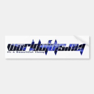 Blue Bumper Sticker