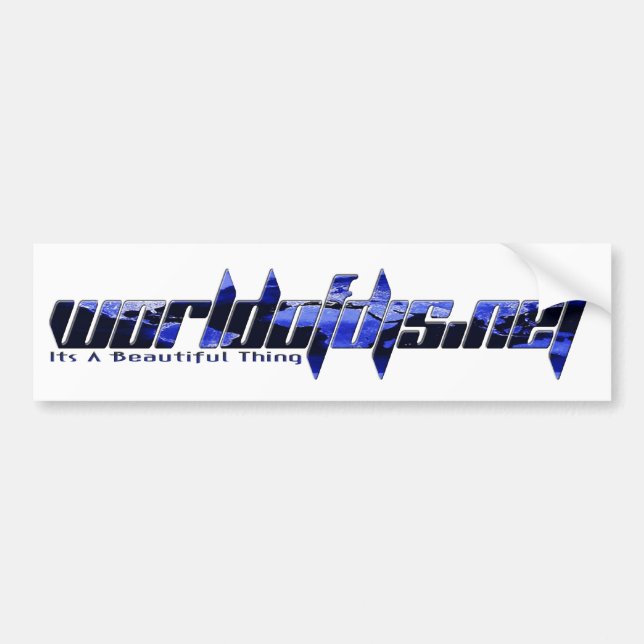 Blue Bumper Sticker (Front)