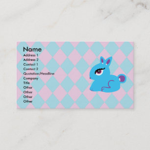 Blue Bunny Business Cards