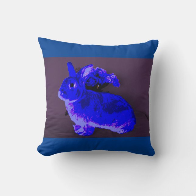 Blue Bunny Cushion (Front)