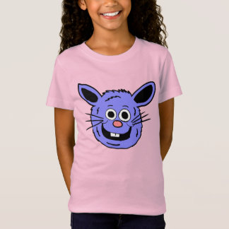 Blue Bunny Head T-Shirt