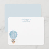 Blue Bunny in Hot Air Balloon Baby boy