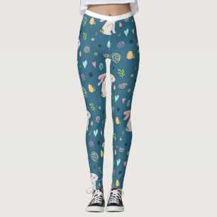 Blue Bunny Leggings