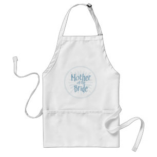 Blue Burst Mother of the Bride Standard Apron