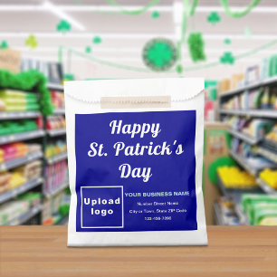 Blue Business Brand, St. Patrick's Day, Paper Bag