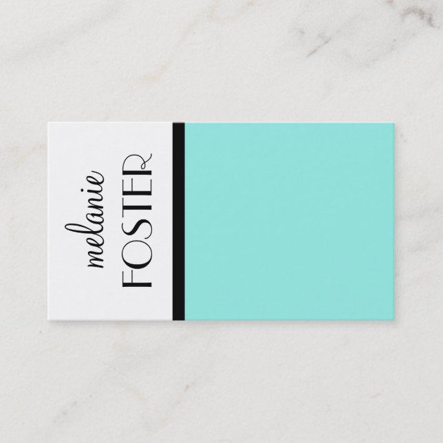Blue Business Card (Front)