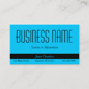Blue Business Card