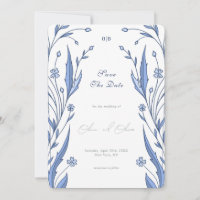 Blue Buttercup Save The Date