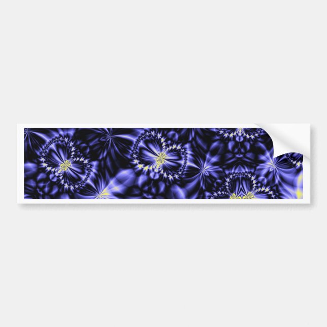 Blue Butterflies Bumper Sticker (Front)