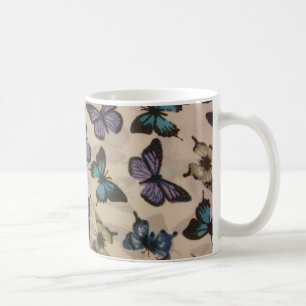 Blue Butterflies Coffee Mug