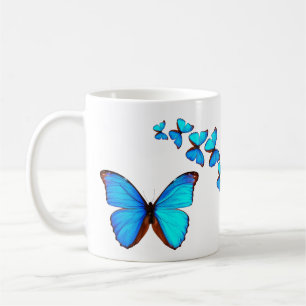 Blue Butterflies Coffee Mug