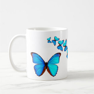 Blue Butterflies Coffee Mug
