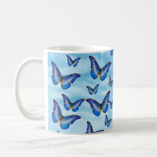 Blue Butterflies Coffee Mug