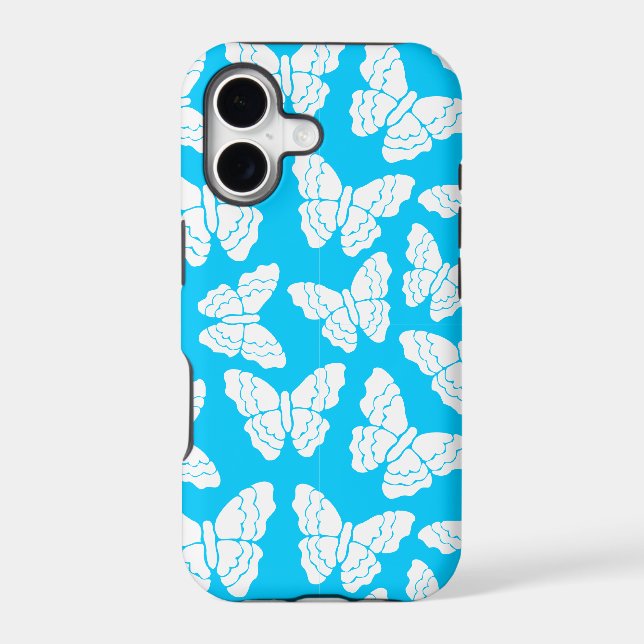 Blue butterflies iPhone 5 Case (Back)