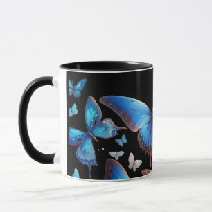 Blue Butterflies Mug